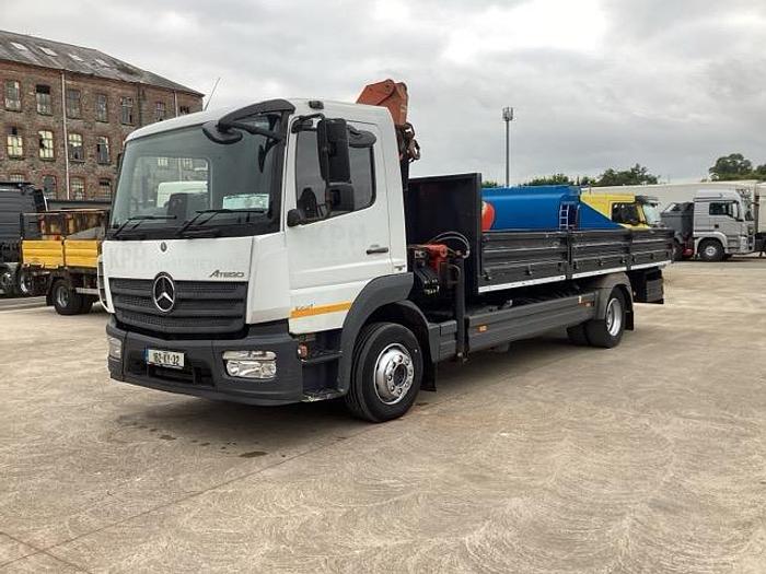 Used 2016 Mercedes Atego 1221 4x2 Flatbed c/w Crane