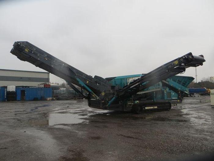 Used 2015 Powerscreen Warrior 2100 Screener