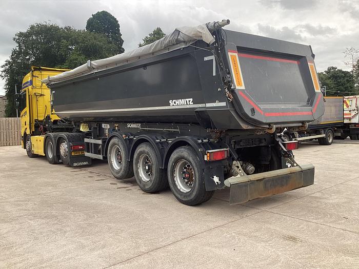 Used 2020 Schmitz Tri Axle Steel Aggregate Tipping Trailer