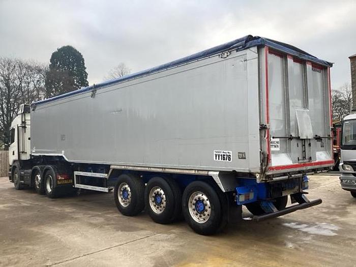 Used 2018 Fruehauf Tri Axle Plank Side Tipping Trailer