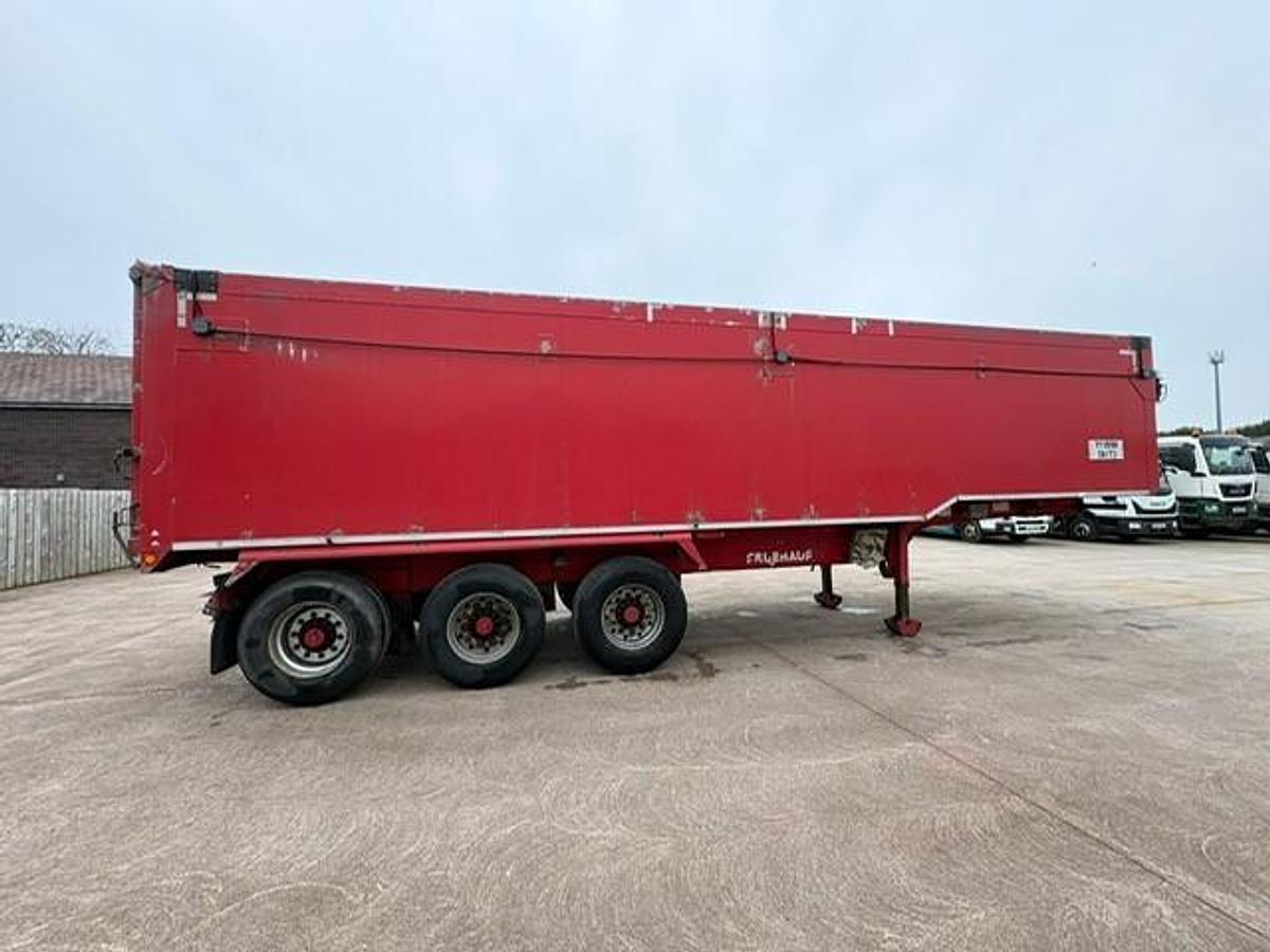 Used 2013 Fruehauf Tri Axle Bulk Tipping Trailer