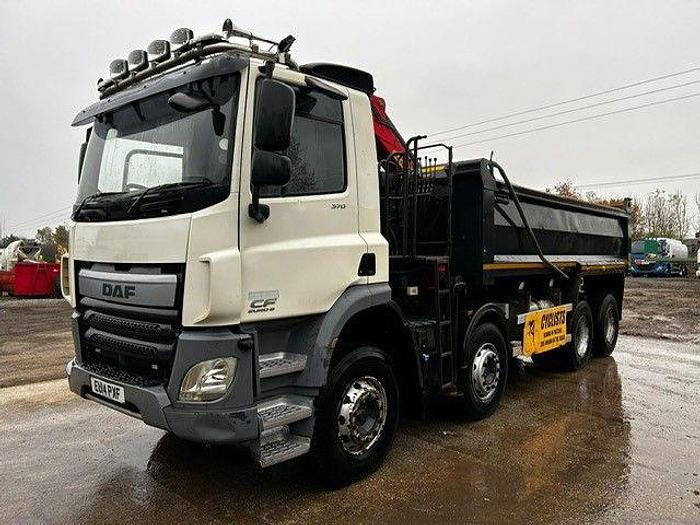 Used 2014 DAF CF370 8x4 Steel Tipper Grab