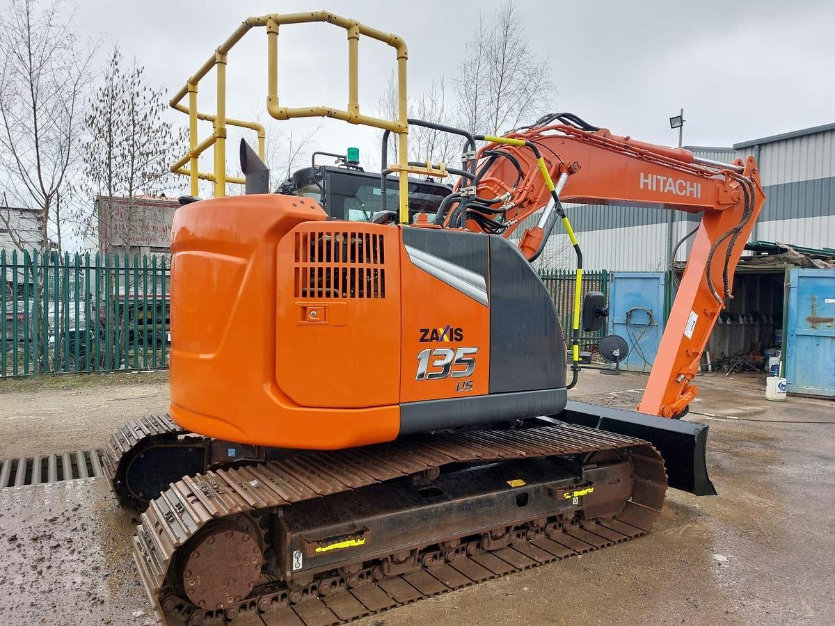 Used 2023 Hitachi ZX135US-7 Tracked Excavator