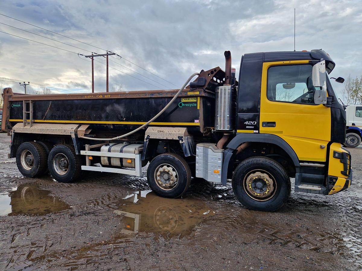 Used 2016 Volvo FMX420 8x4 Steel Tipper