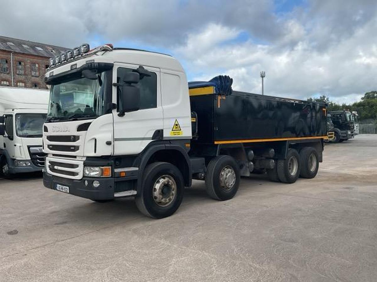 Used 2014 Scania P410 8x4 Steel Tipper