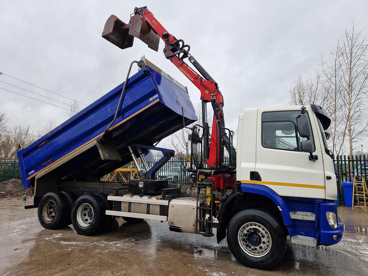 Used 2021 DAF CF370 6x4 Tipper Grab