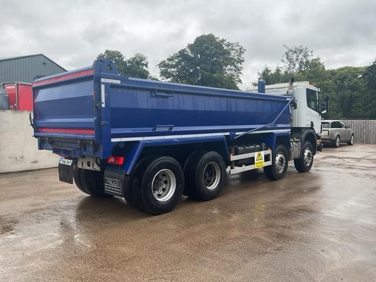 Used 2017 Scania P410 8x4 Steel Tipper