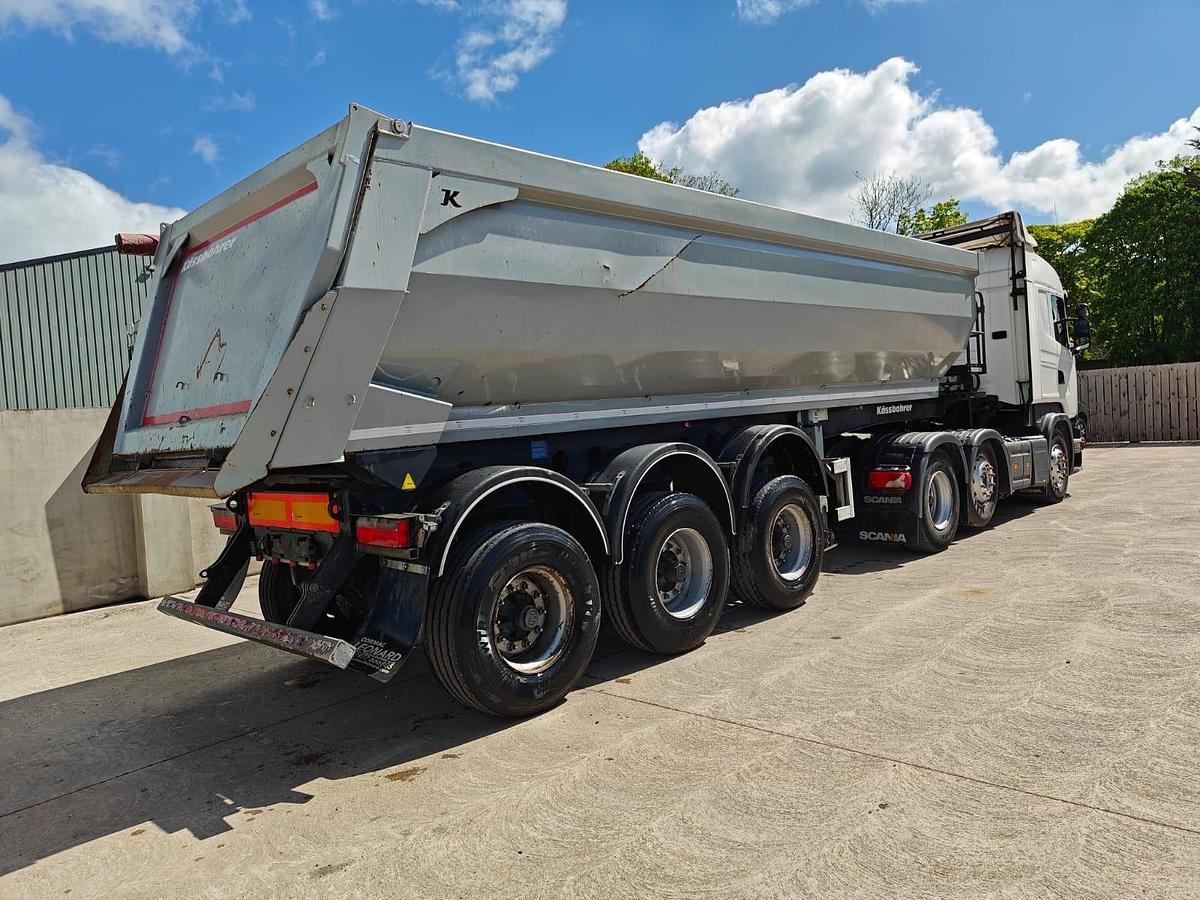 Used 2019 Kassbohrer Tri Axle Tipping Trailer