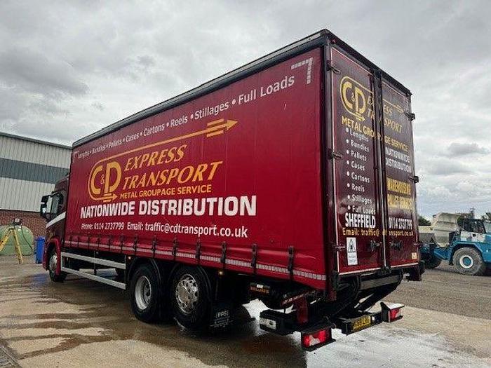 Used 2018 (68) Scania P320 6x2 Rearlift 26T Curtainsider