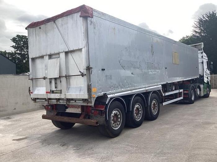 Used 2014 Fruehauf Tri Axle Plank Side Tipping Trailer