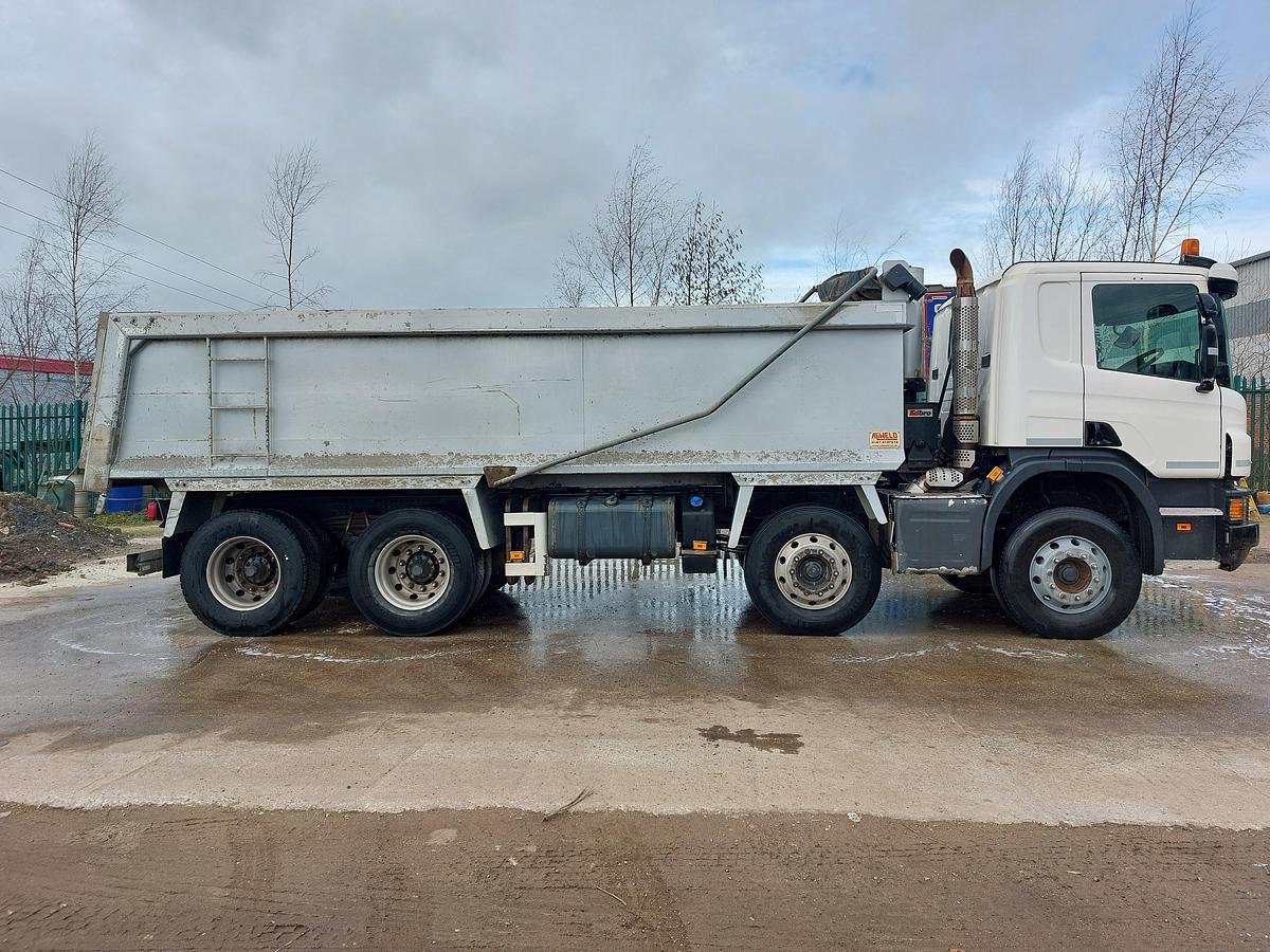 Used 2018 Scania P410 XT 8x4 Alloy Tipper
