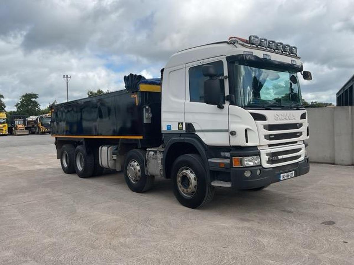 Used 2014 Scania P410 8x4 Steel Tipper