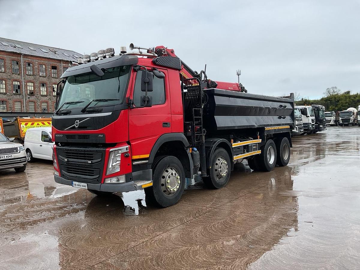 Used 2018 Volvo FM410 8X4 TIPPER GRAB