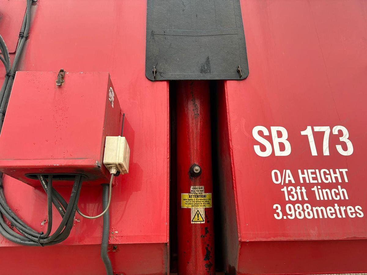 Used 2013 Fruehauf Tri Axle Bulk Tipping Trailer