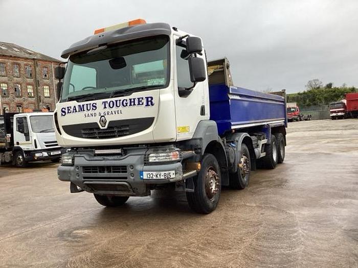 Used 2013 Renault  Kerax 430 8x4 Steel Tipper