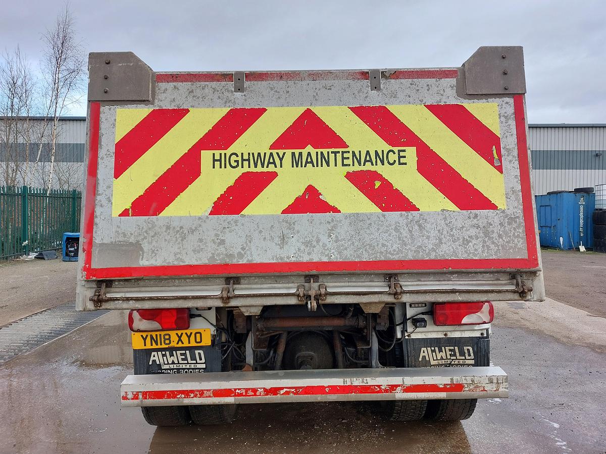 Used 2018 Scania P410 XT 8x4 Alloy Tipper