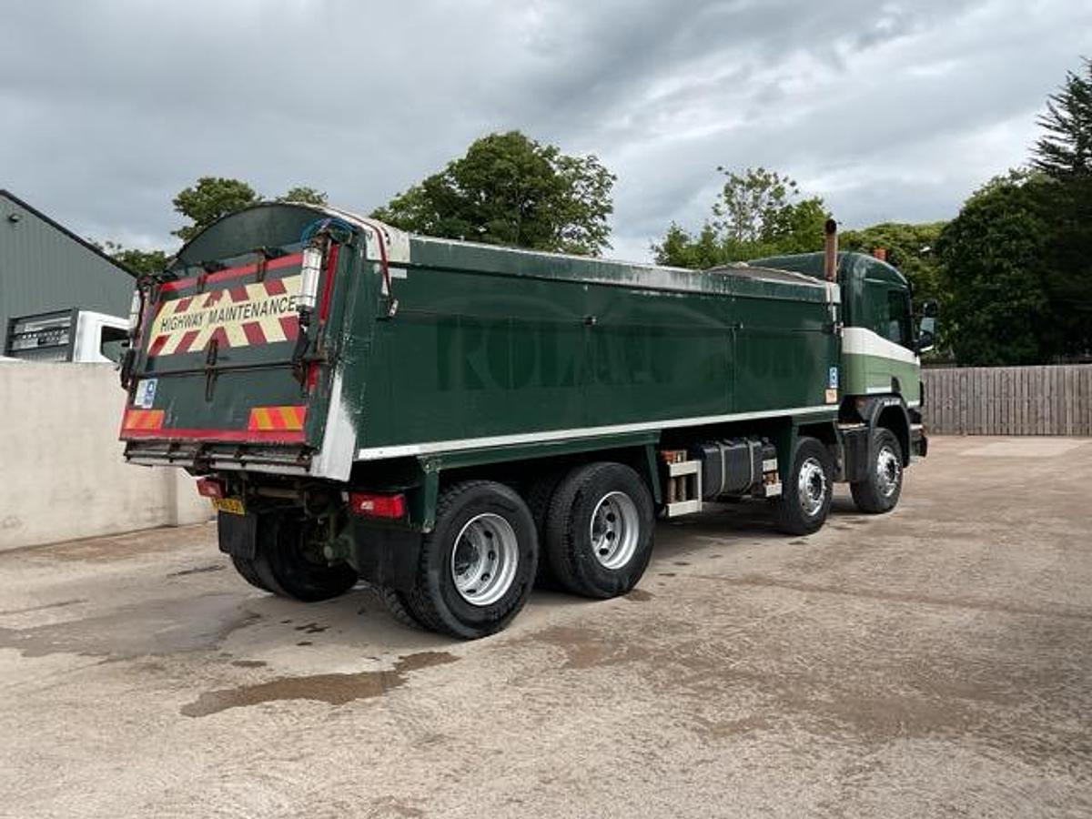 Used 2016 Scania P410 8x4 Alloy Insulated Tipper