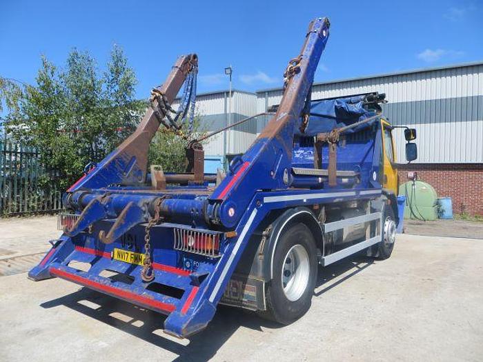 Used 2017 (17) DAF LF230 4x2 18T Skip Loader