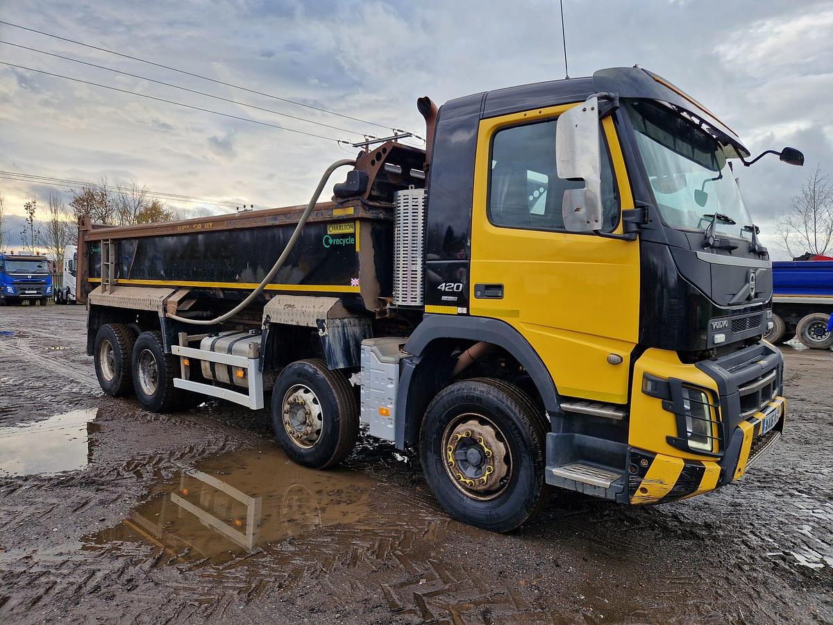 Used 2016 Volvo FMX420 8x4 Steel Tipper