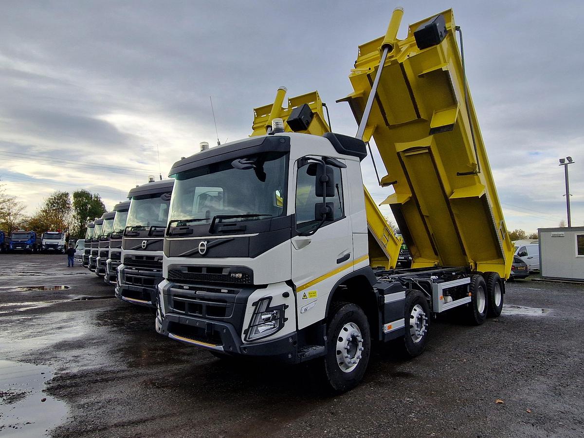 Unregistered Volvo FMX460 8x4 Steel Tipper (Choice Of 6)