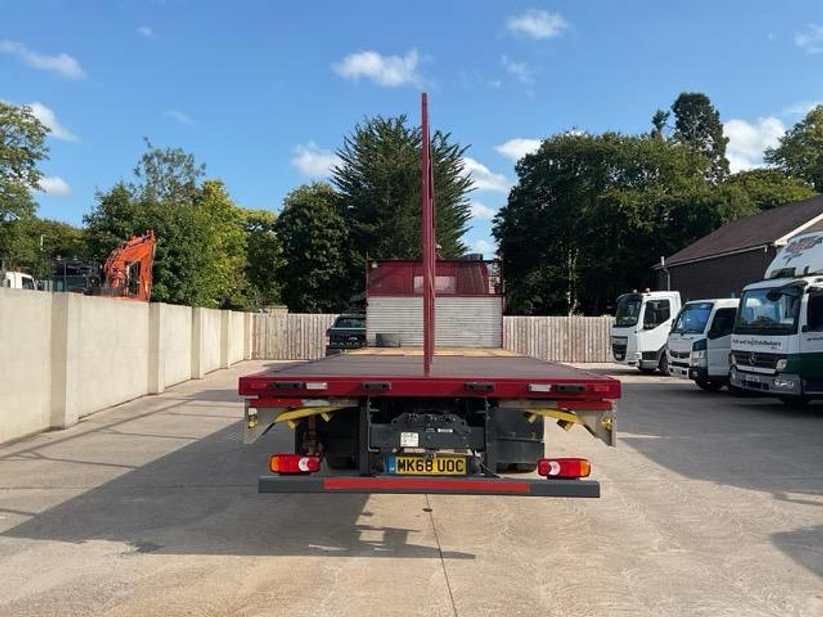 Used 2018 (68) DAF LF180 4x2 14T Flatbed