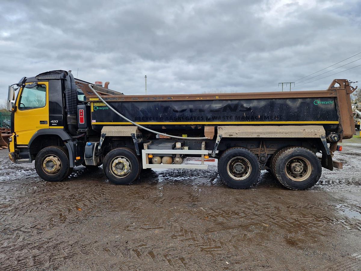 Used 2016 Volvo FMX420 8x4 Steel Tipper