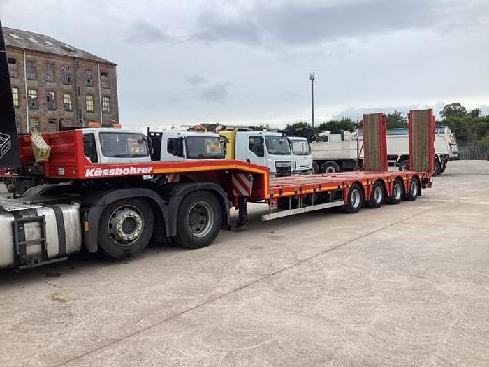 Used 2015 Kassbohrer 4 Axle Rear Steer Low Loader