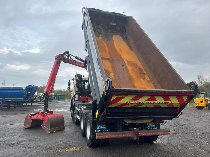 Used 2020 DAF CF450 8x4 Steel Tipper Grab