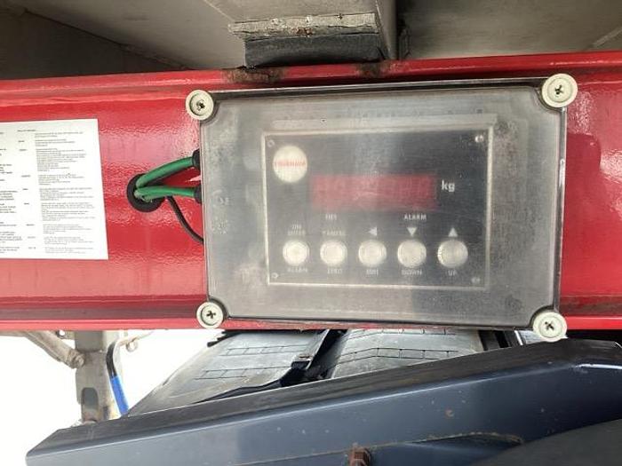 Used 2014 Fruehauf Tri Axle Plank Side Tipping Trailer