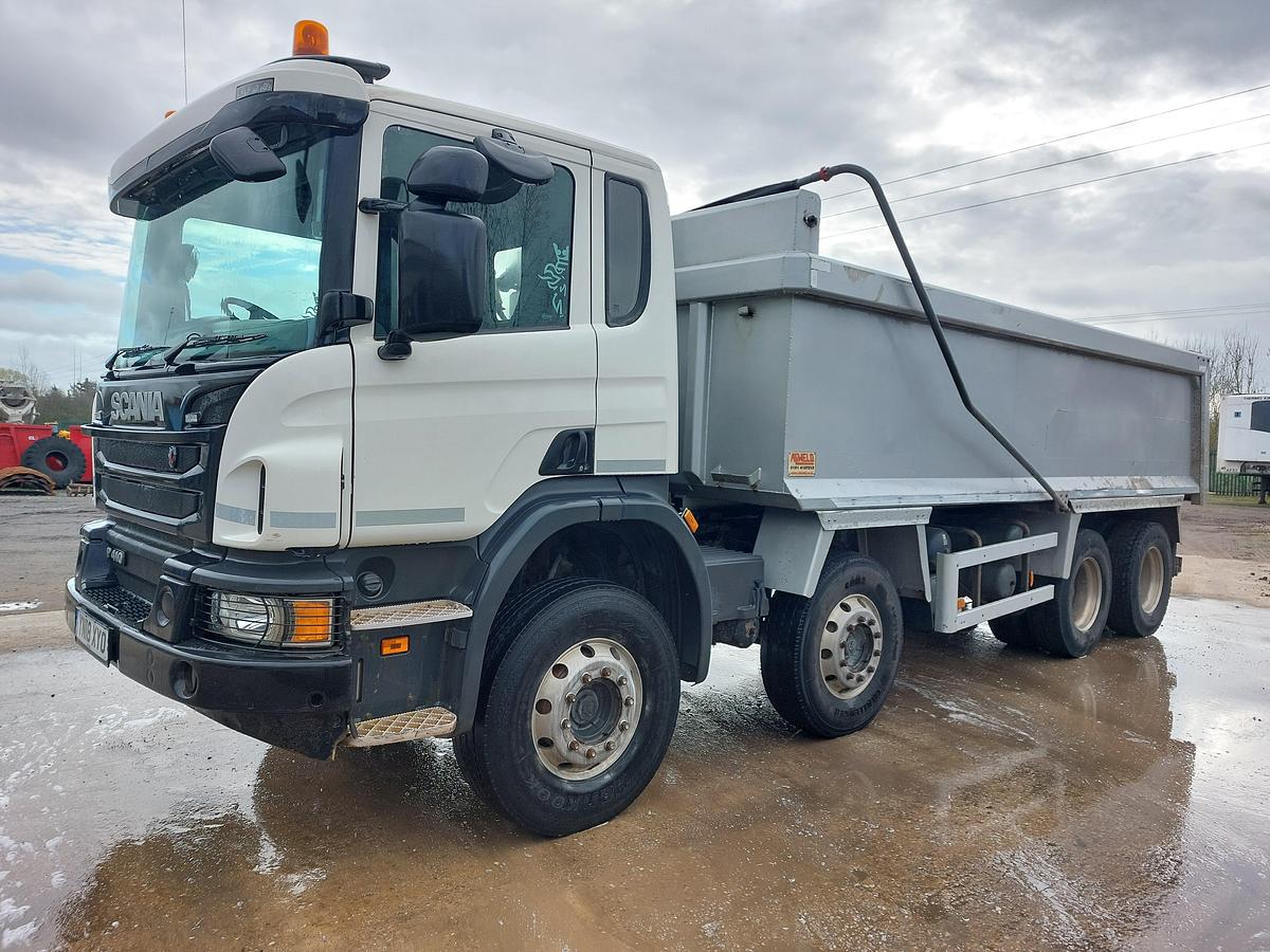 Used 2018 Scania P410 XT 8x4 Alloy Tipper