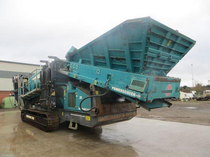 Used 2015 Powerscreen Warrior 2100 Screener
