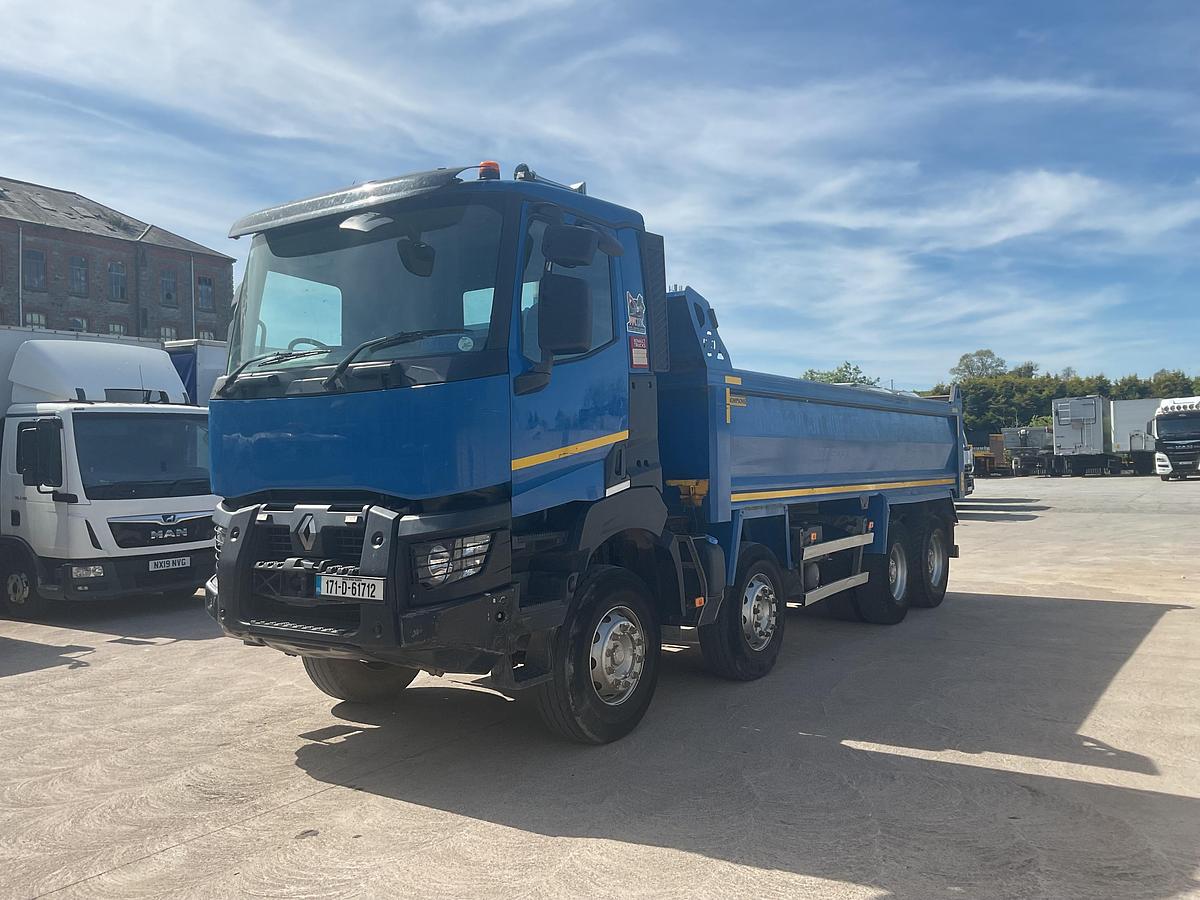 Used 2017 Renault K430 8x4 Tipper