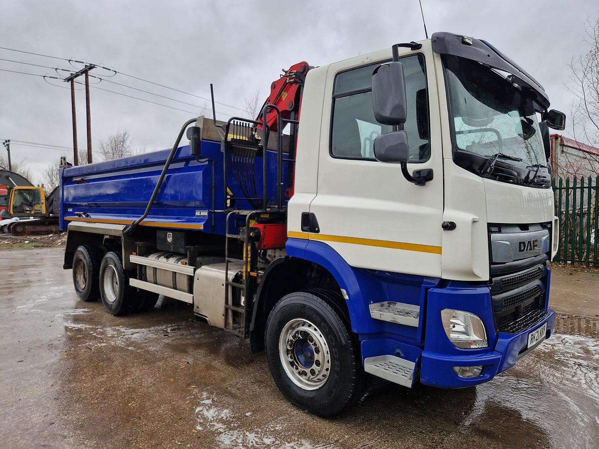 Used 2021 DAF CF370 6x4 Tipper Grab