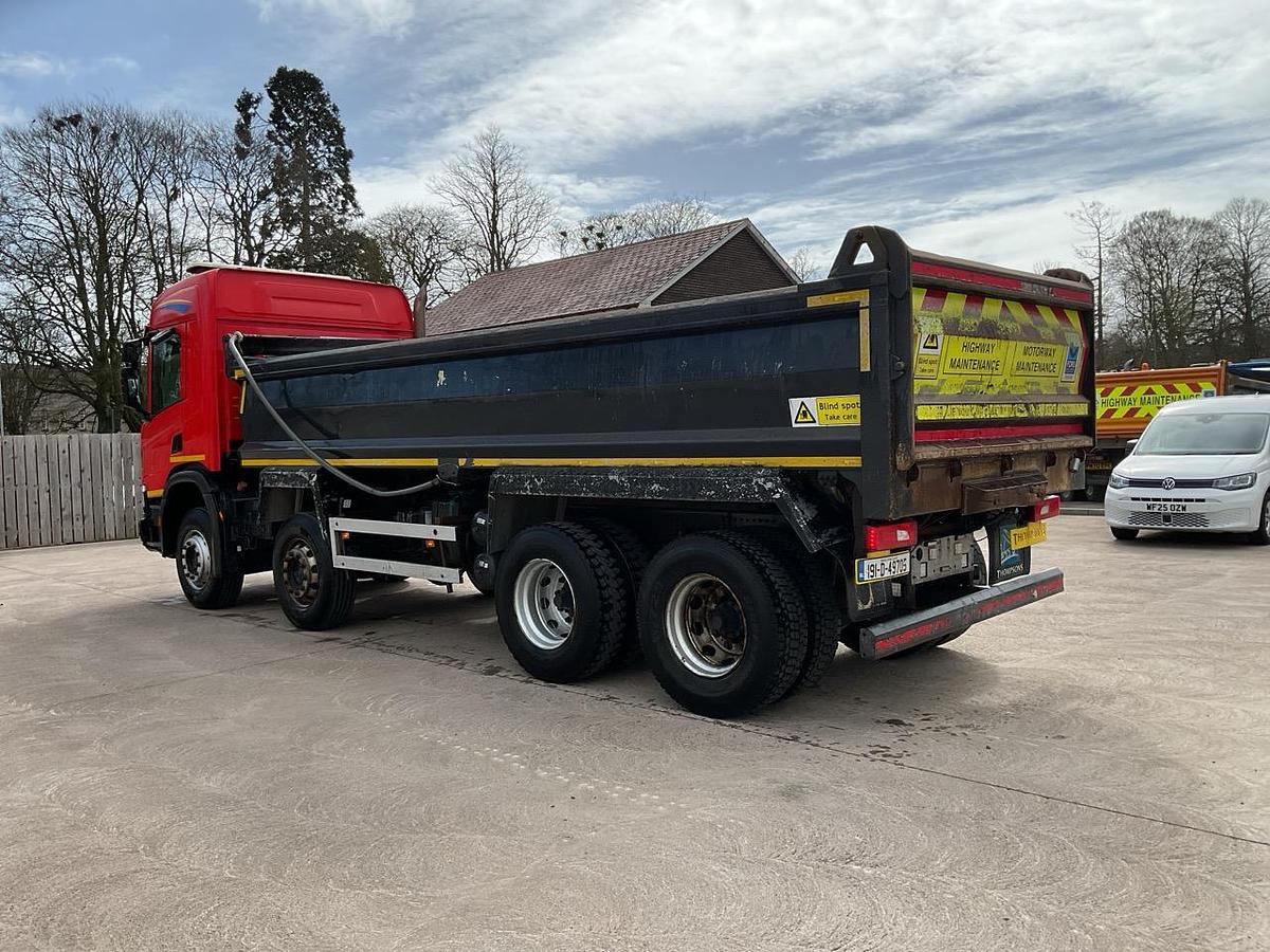 Used 2019 Scania P410 XT 8x4 Steel Tipper