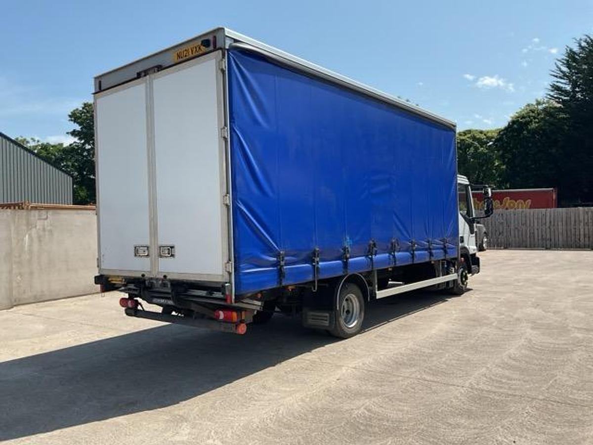Used 2021 Iveco Eurocargo 75E16 4x2 Curtainsider