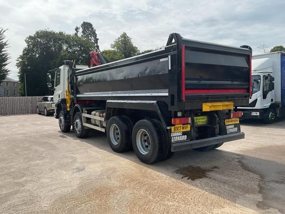 Used 2017 (17) DAF CF440 8x4 Steel Tipper Grab