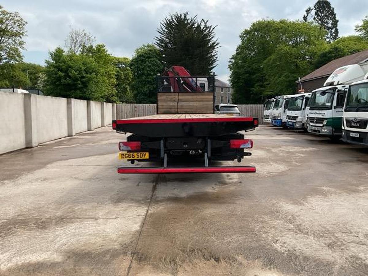 Used 2016 MAN TGS26.320 6x2 Flatbed Crane Lorry