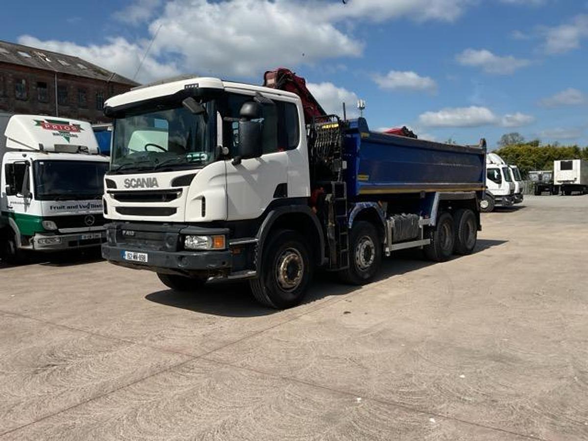 Used 2015 Scania P410 8x4 Tipper Grab