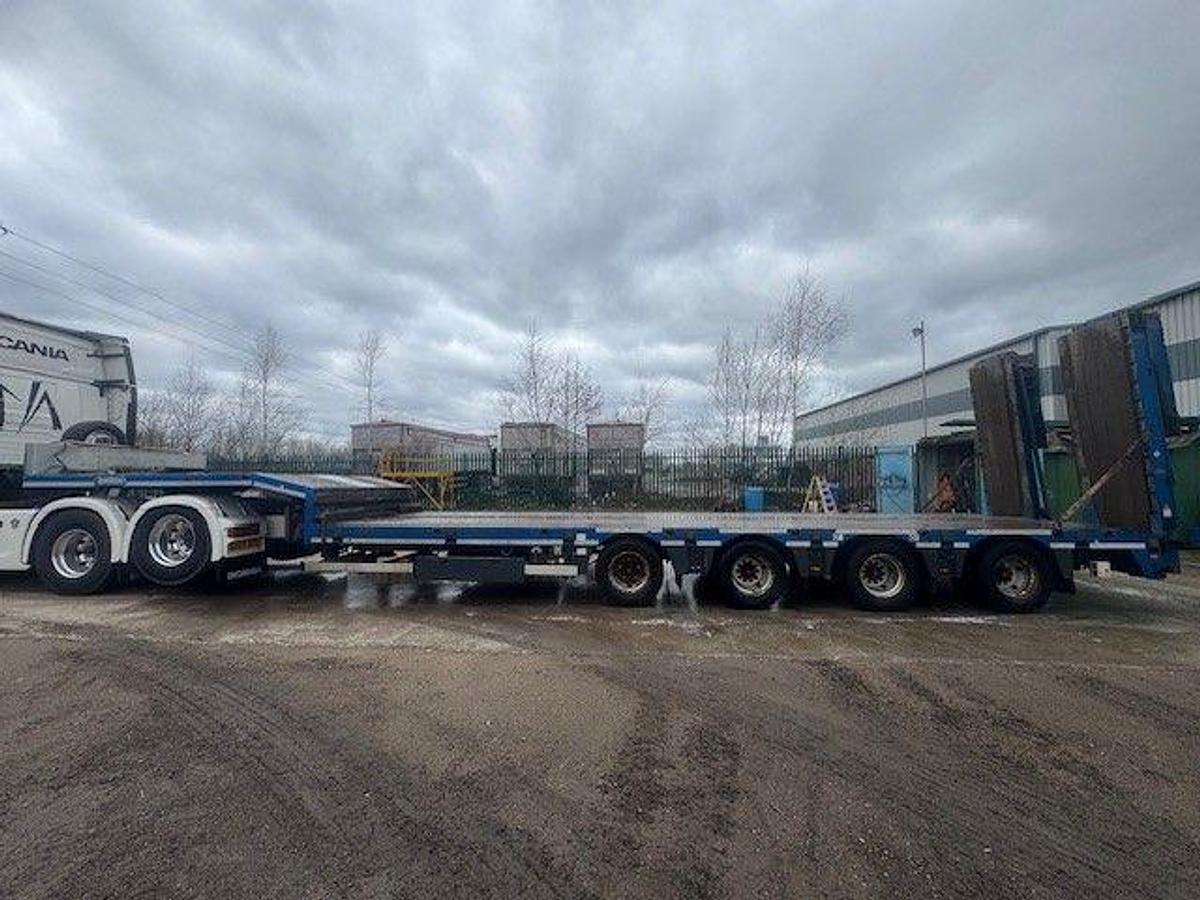 Used 2020 Nooteboom OSDS-58-04 4 Axle Stepframe Low Loader Trailer