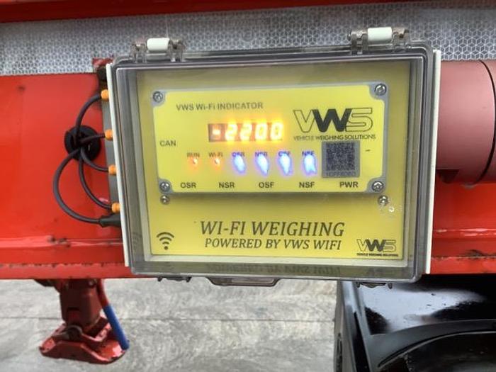 Used 2021 Fruehauf Tri Axle Steel Aggregate Tipping Trailer