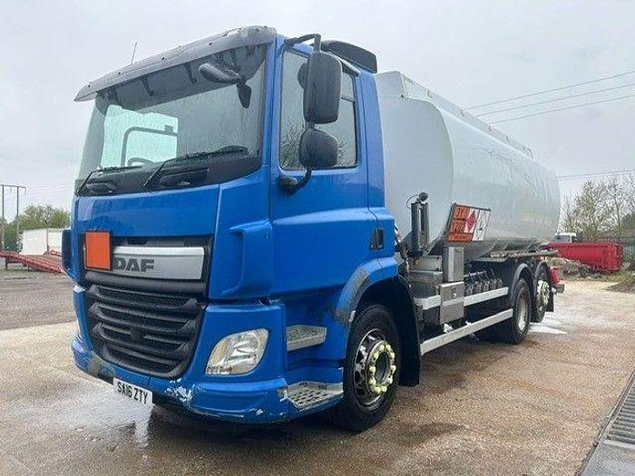 Used 2016 (16) DAF CF370 6x2 Rearlift 26T 5 POT Fuel Tanker (Choice Of 6 2015 & 2016)