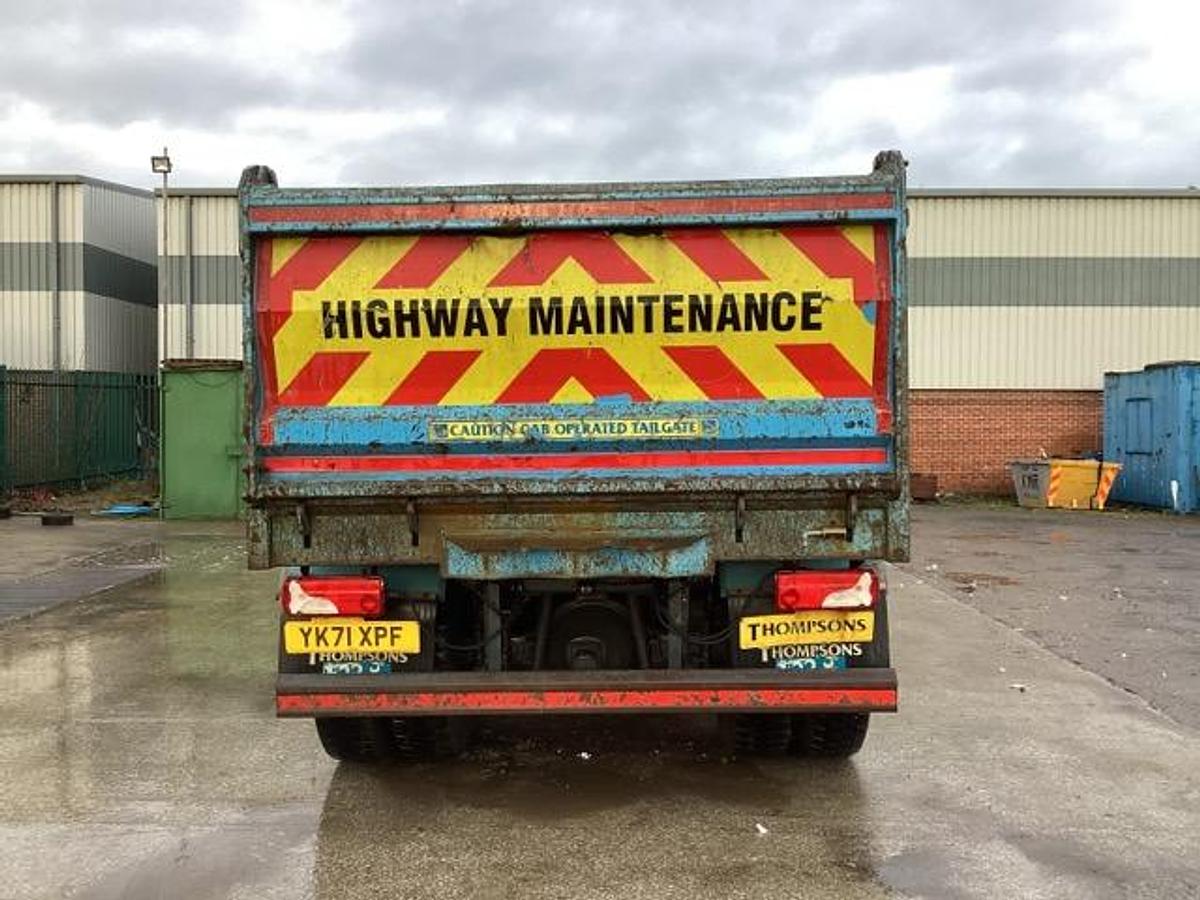 Used 2021 Scania P410 XT 8x4 Steel Tipper