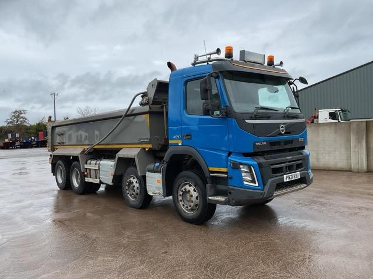 Used 2021 Volvo FMX420 8x4 Steel Tipper