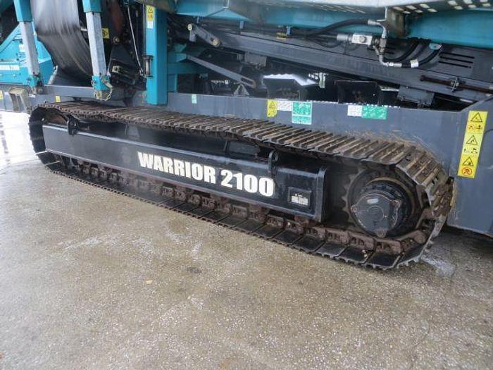 Used 2015 Powerscreen Warrior 2100 Screener