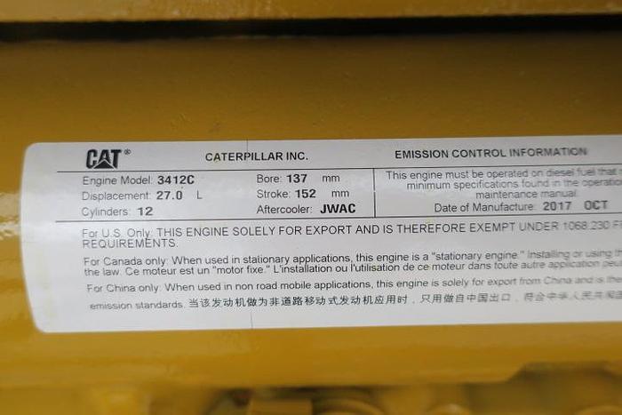 Unused 2016 Caterpillar 900 KVA