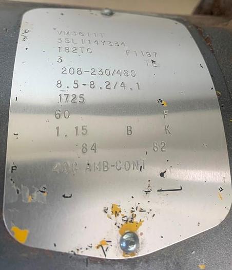 Used Mixer, V-Type, 20 CF, S/st, Patterson Kelley, 65 lbs/CF #S744267