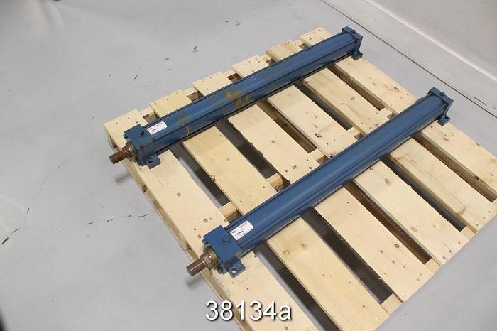 Unused (2) Rexroth MS2-PP-C Hydraulic Cylinders, 3.25x38", Unused #38134