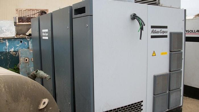 Used Compressor, Air, 249 HP, Rotary, Screw, Atlas Copco #S741460