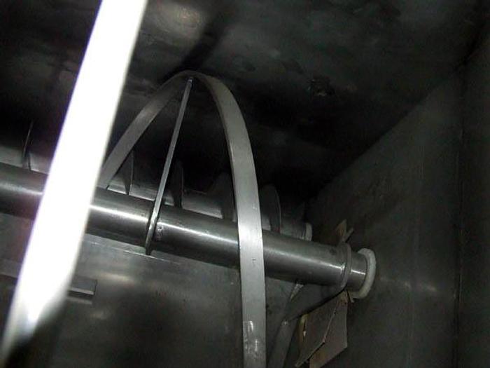 Used Dutch screw conveyor by "NON" with a mixer