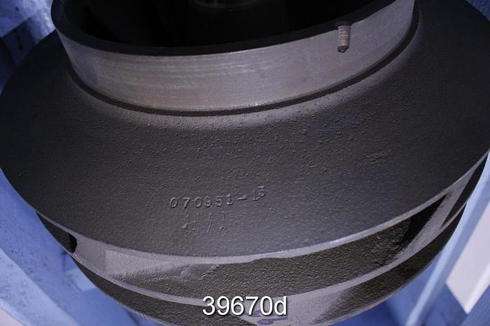 Used Goulds 3405 M 8x10x12 Rotating Assembly, 6-Vane, 12" Impeller #39670